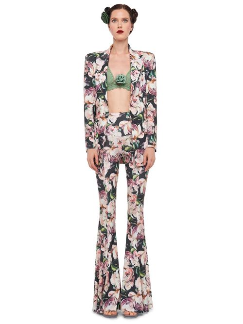 classic single breasted jkt NORMA KAMALI | KK1254PLF18670PEONY